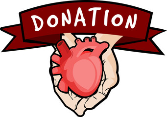 organ donation week vector
