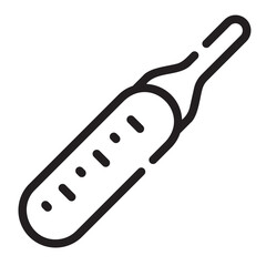 thermometer Line Icon