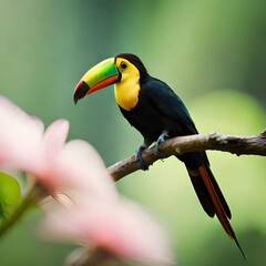 toucan on a branch Generator by using AI technology