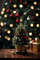 holiday, decoration, christmas, winter, celebration, tree, background, gift, season, december, green, pine, new, merry, mini, year, decorative, christmas tree, fir, new year, white, ornament