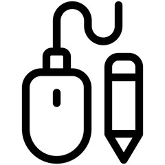 Obraz premium mouse icon