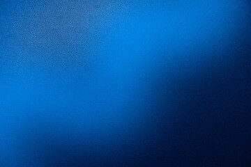 Fototapeta Black dark azure cobalt sapphire blue abstract background. Color gradient. Geometric shape. Wave, wavy curved line. Rough grunge grain noise. Light neon metallic shine shimmer bright. Design. obraz