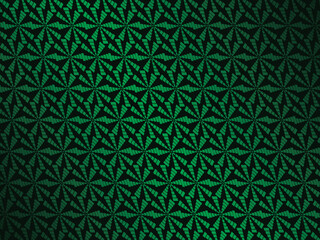 Green abstract background with gradient color geometric shapes for presentation design. Suitable for business, cloth, company, institution, conference, party, banquet, seminar, etc.