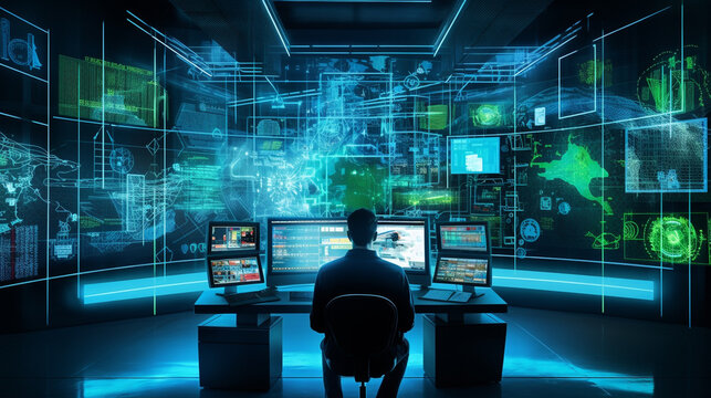 Automated Data Harvesting - Web Scraping Technology and Software Concept Illustration