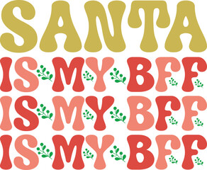 christmas retro svg design and eps file