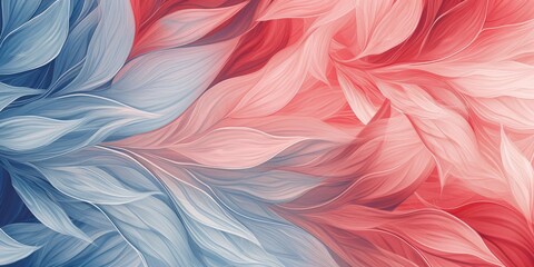 Fototapeta na wymiar Beautiful abstract red and blue pencil drawing floral design background. beautiful Generative AI AIG32