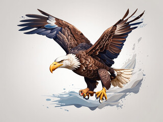 american bald eagle,generative ai