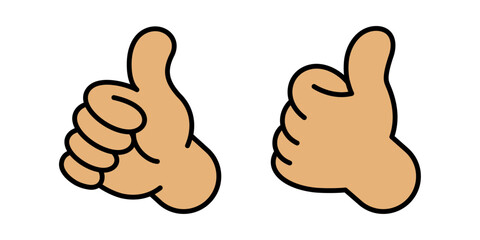 Thumbs Up Hand Sign Illustration