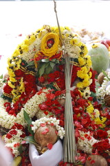 pooja items in a wedding ceremony in south india