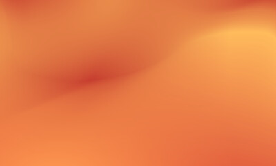 Beautiful orange gradient background smooth and soft texture