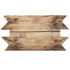 Rustic Wood Sign Board Clipart with PNG Background