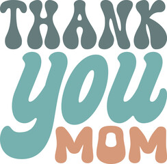 thank you family retro svg design bundle and eps file