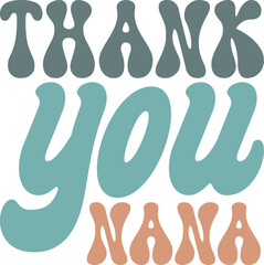 thank you family retro svg design bundle and eps file