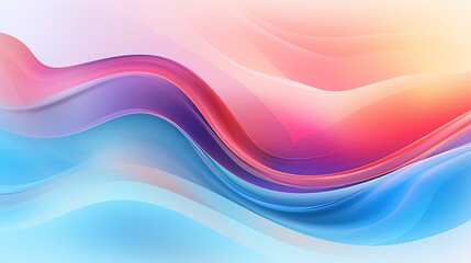 Fototapeta premium Colorful Abstract Wave Background with Rainbow Patterns and Flowing Lines