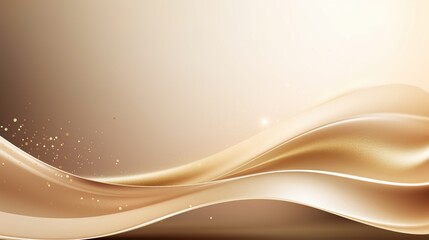 Abstract Background with Smooth Curves and Soft Flowing Lines