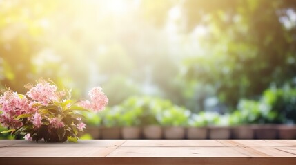 wooden table and background