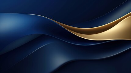 Fototapeta premium Abstract Blue Wave Background with Soft Textures and Gradient Tones