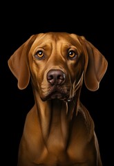 Fototapeta premium Paws and Style: The Handsome Hound in Minimalist Pop Art