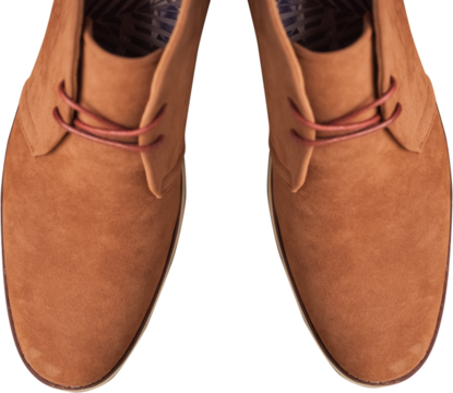Digital png photo of leather shoes on transparent background