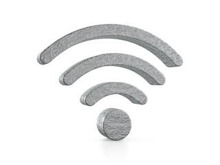 Foil wifi symbol