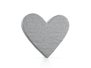 Foil heart symbol