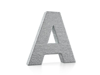 Foil letter A
