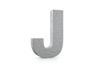 Foil letter J
