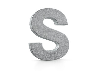 Foil letter S