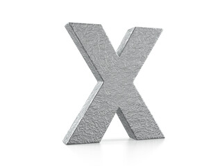 Obraz premium Foil letter X