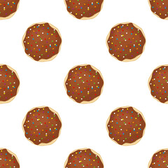 Pattern homemade cookie different taste in pastry biscuit