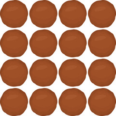 Pattern homemade cookie different taste in pastry biscuit