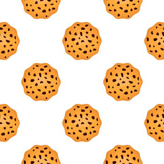 Pattern homemade cookie different taste in pastry biscuit
