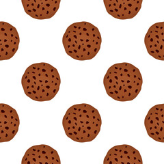 Pattern homemade cookie different taste in pastry biscuit