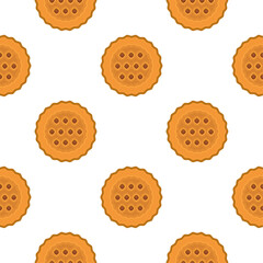 Pattern homemade cookie different taste in pastry biscuit