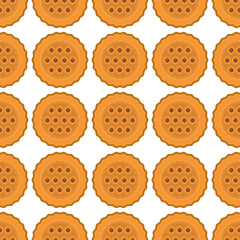 Pattern homemade cookie different taste in pastry biscuit