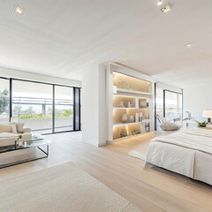 Fototapeta premium Beautiful, very elegant rooms also for children, full modern models