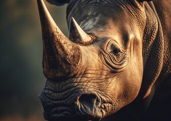 The black rhinoceros, black rhino or hook-lipped rhinoceros