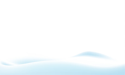 Vector a winter landscape with drifts of snow. 3d realistic snow background. snow drifts isolated on transparent