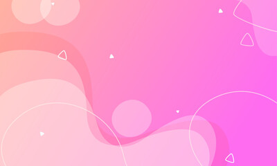 Vector gradient abstract background with shapes