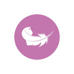Ultra-soft with feather logo vector design. Suitable for product label