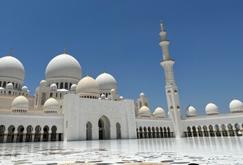Fototapeta na wymiar sheikh zayed grand mosque