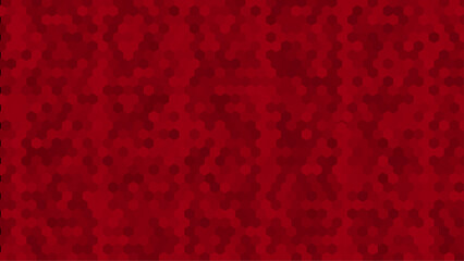 abstract hexagon dark red background