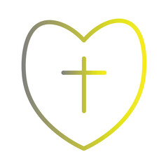 Cross Love Peace Icon