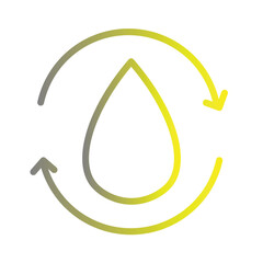 Aqua Drop Water Icon