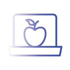 Laptop Learning Study Icon