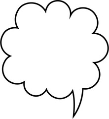 Black and white speech bubble balloon icon sticker memo keyword planner text box banner, flat png transparent element design