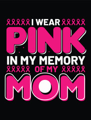 Obraz premium Breast cancer t shirt design bundle lettering t shirt design