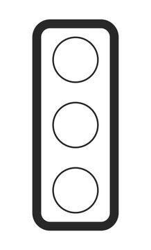 recommend clip art: Traffic light, vector illustration