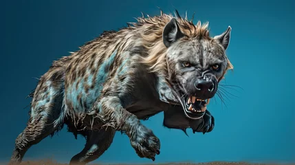 Poster hyena in the wild © hallowen