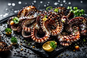 Grilled octopus
